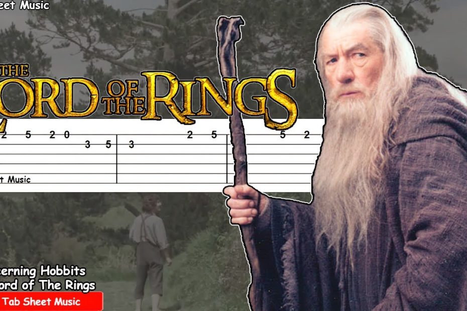 The Lord of The Rings - Concerning Hobbits Guitar Tutorial