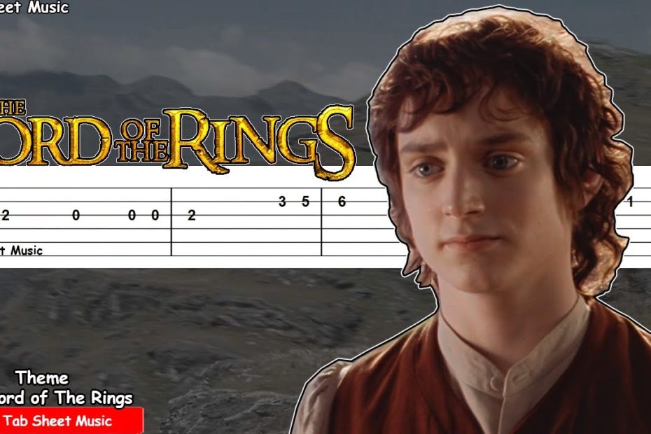 The Lord of The Rings - The Fellowship of the Ring Theme Guitar Tutorial