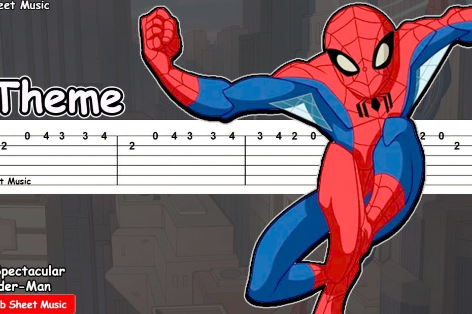 The Spectacular Spider-Man - Theme Guitar Tutorial