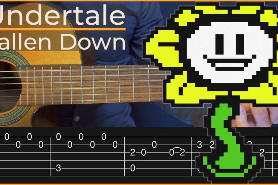 Undertale - Fallen Down (Simple Guitar Tab)