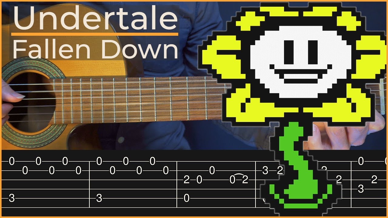 Undertale Fallen Down Simple Guitar Tab Simple Guitar Tabs